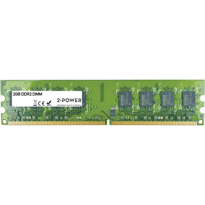 2-Power 2GB PC2-6400U 800MHz DDR2 Non-ECC CL6 DIMM