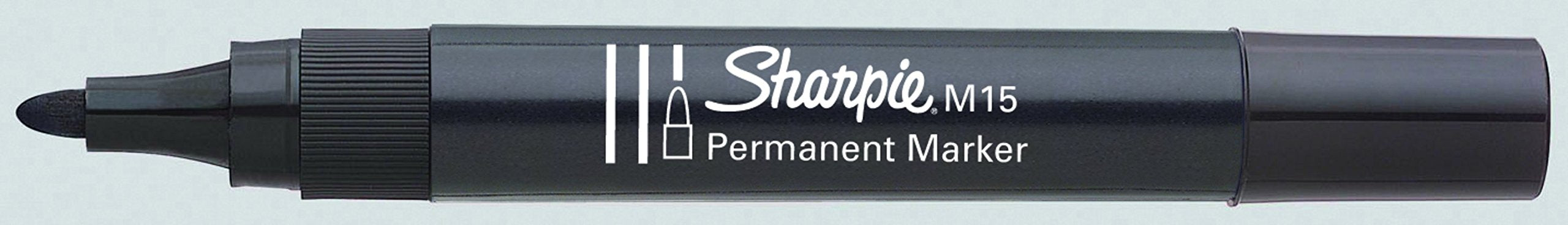 Best Value Sharpie M15 Permanent Marker Bullet Tip - Black (Box of 12)