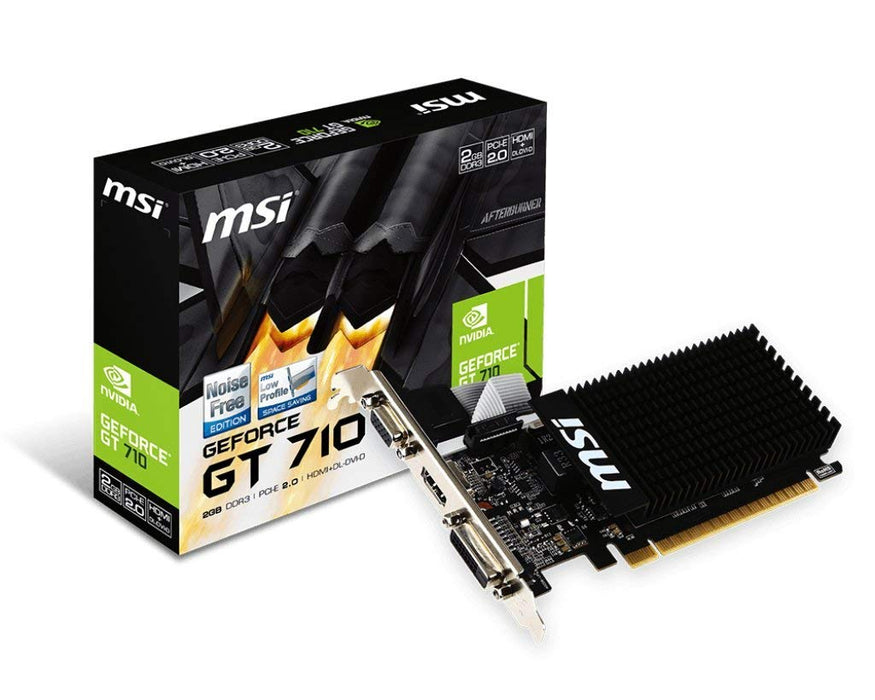 MSI N730K 2GD3 LP NVIDIA GeForce GT 730 2GB DDR3 LPV1 Graphics Card