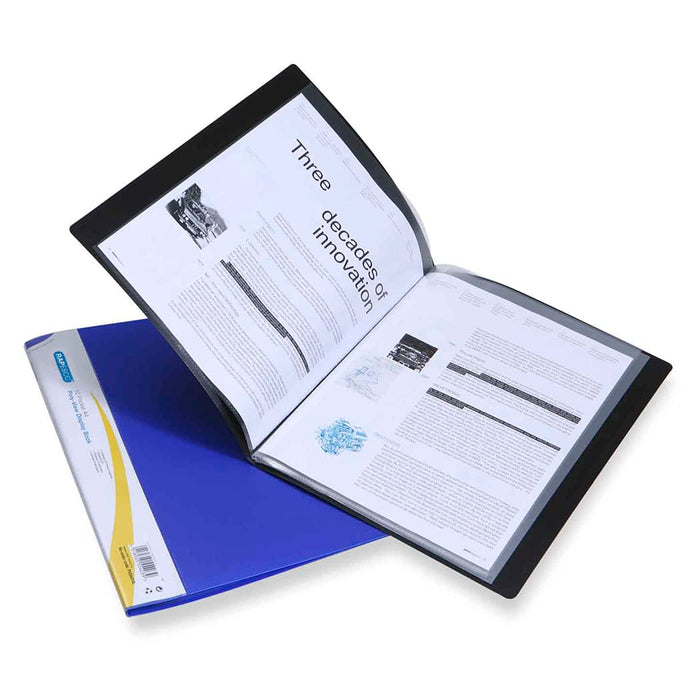 Q-Connect Display Book 20 Pocket Blu