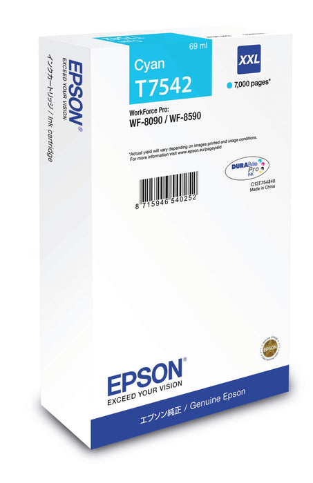 Best Value Epson C13T754240 Ink Cartridge - Cyan