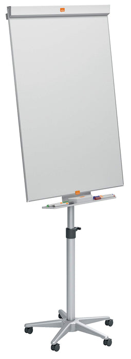 Best Value Nobo Barracuda Mobile Easel Whiteboard Flipchart with Magnetic and Height-Adjustable, 1000 x 700 mm - White