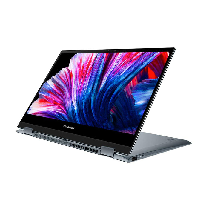 ASUS ZenBook Flip 13 OLED UX363EA-HP768W - Flip design - Intel Core i7 1165G7 / 2.8 GHz - Win 11 Home - Iris Xe Graphics - 16 GB RAM - 1 TB SSD NVMe - 13.3" OLED touchscreen 1920 x 1080 (Full HD) - Wi-Fi 6 - pine grey