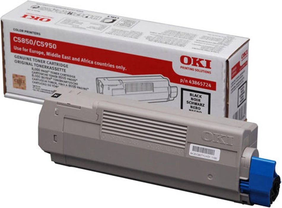 OKI 43865724 Original Toner Cartridge Black