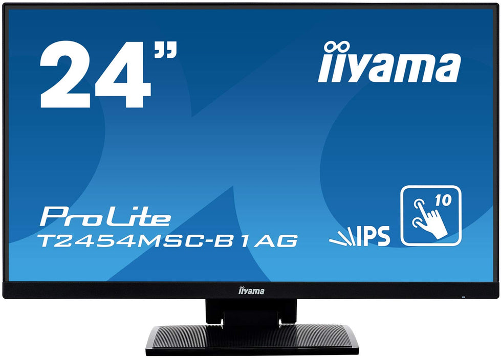 Best Value iiyama T2454MSC-B1AG 24" ProLite Multi Touch Screen IPS Anti-Glare LED Monitor - Black