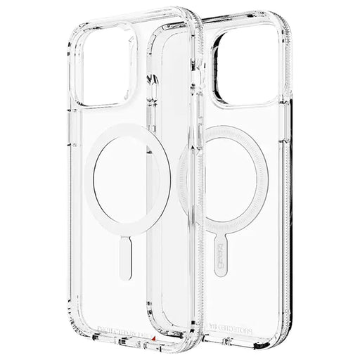 ZAGG Gear4 Crystal Palace Snap - Back cover for mobile phone - MagSafe compatibility - D3O Crystalex - clear - for Apple iPhone 13 Pro Max