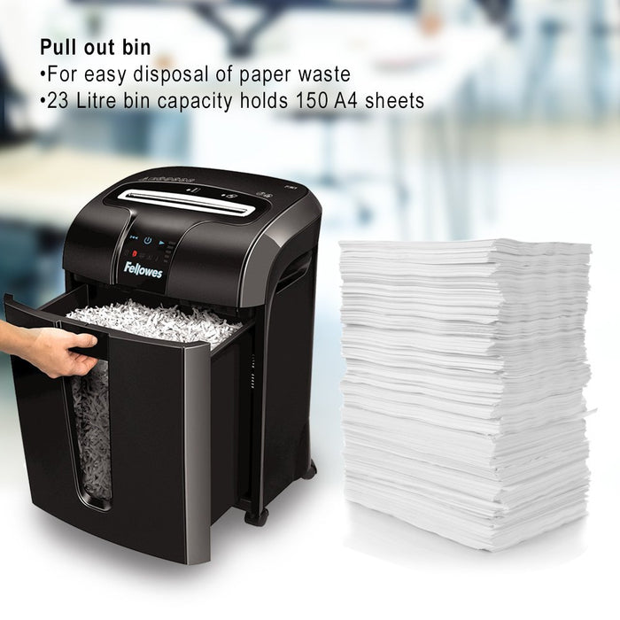 Best Value Fellowes Powershred 73 Ci Cross Cut Paper Shredder for the Small or Home Office, 12 Sheet