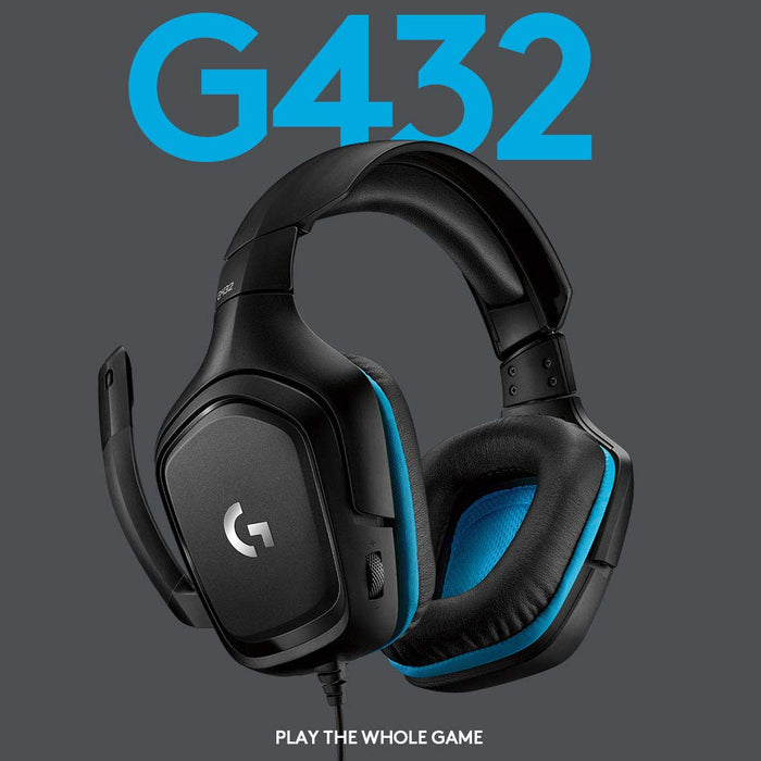 Best Value Logitech G432 Surround Sound Gaming Headset 7.1