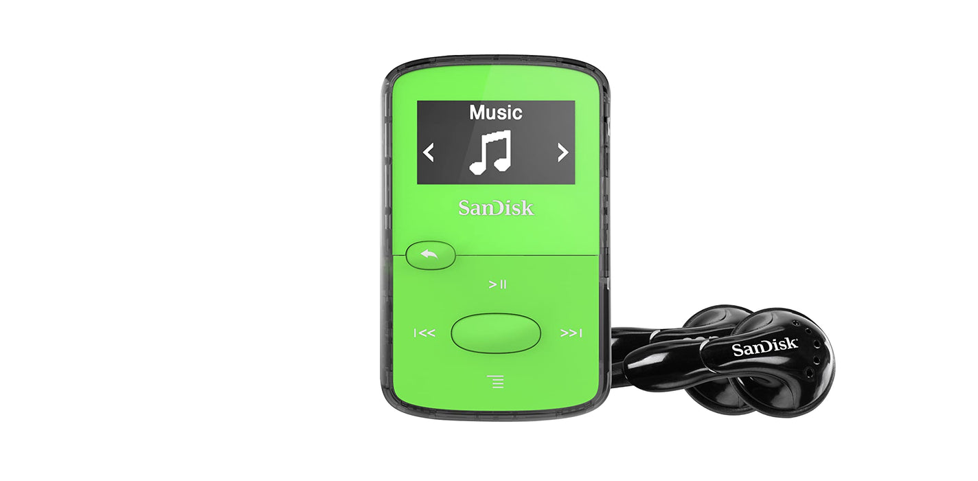 SanDisk Clip Jam - Digital player - 8 GB - green