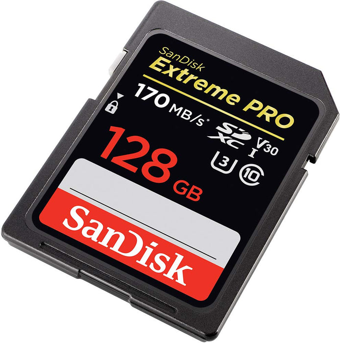 Best Value SanDisk Extreme PRO 128 GB SDXC Memory Card, Up to 170 MB/s, Class 10, U3, V30