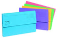 Best Value Exacompta Forever Document Wallets, 290 gsm, Foolscap - Assorted Colours, Pack of 25