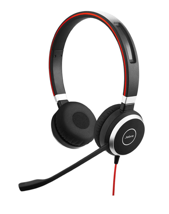 Best Value Jabra Evolve 40 Stereo headset only with 3.5mm jack (without USB controller)- optimised for unified communications for PC.