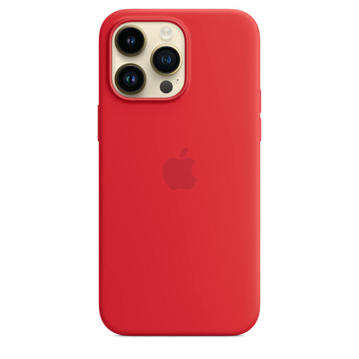 Apple - (PRODUCT) RED - back cover for mobile phone - with MagSafe - silicone - red - for iPhone 14 Pro Max