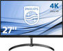 Best Value Philips E-line 276E8VJSB - LED monitor - 27" - 3840 x 2160 4K - IPS - 350 cd/m - 1000:1-5 ms - 2xHDMI, DisplayPort - glossy gunmetal black