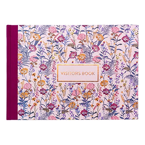 Pukka Bloom Visitors Book A4 Cream Floral 9688-BLM