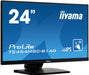 Best Value iiyama T2454MSC-B1AG 24" ProLite Multi Touch Screen IPS Anti-Glare LED Monitor - Black