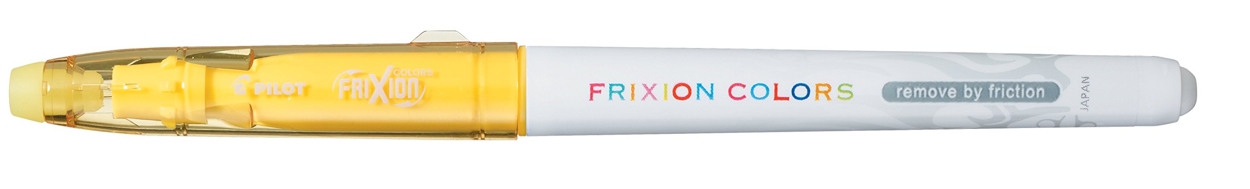 Best Value Pilot Frixion Colors Erasable Fibre Tip Colouring Pen - Yellow, Pack of 12