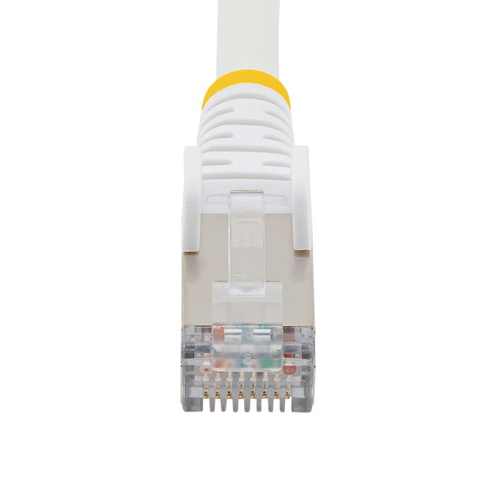 StarTech.com 7.5m CAT6a Snagless RJ45 Ethernet White Cable with Strain Reliefs