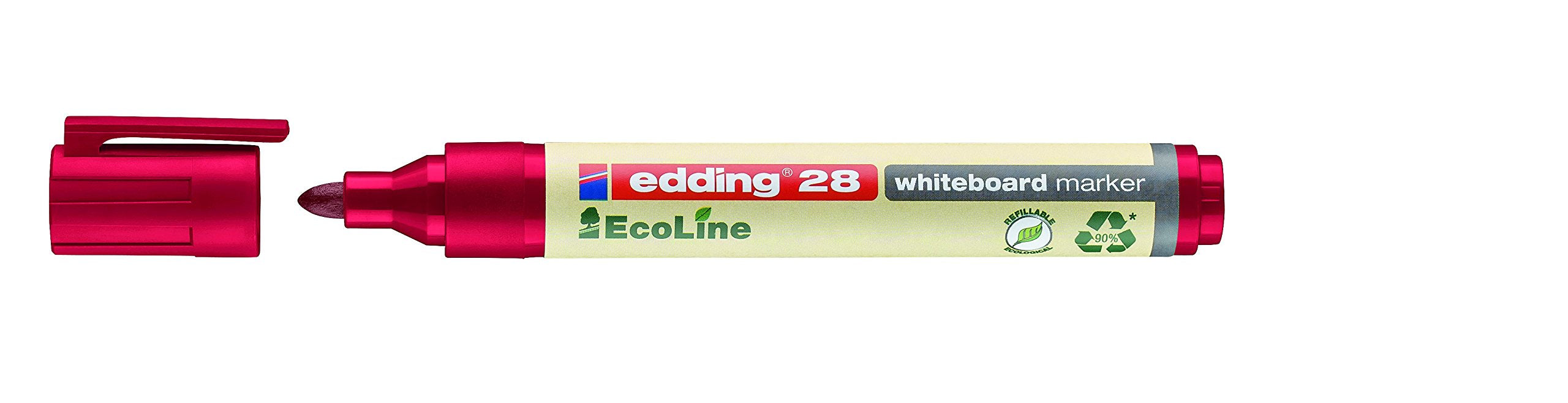 Best Value edding 28 Ecoline Whiteboard Marker - Red (Box of 10)