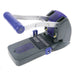 Best Value Rapesco PF220AP1 Heavy Duty Hole Punch - P2200, 150-sheet capacity - Black/Purple