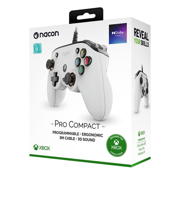 Nacon PRO Compact Controller White (XBSX/One/PC)