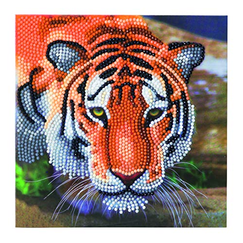 Crystal Art Tiger 18 x 18cm Card CCK-A40