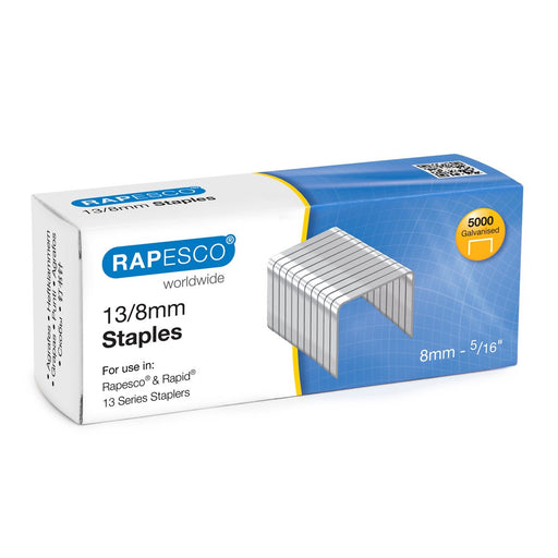 Best Value Rapesco S13080Z3 Staples - 13/8mm. Box of 5,000