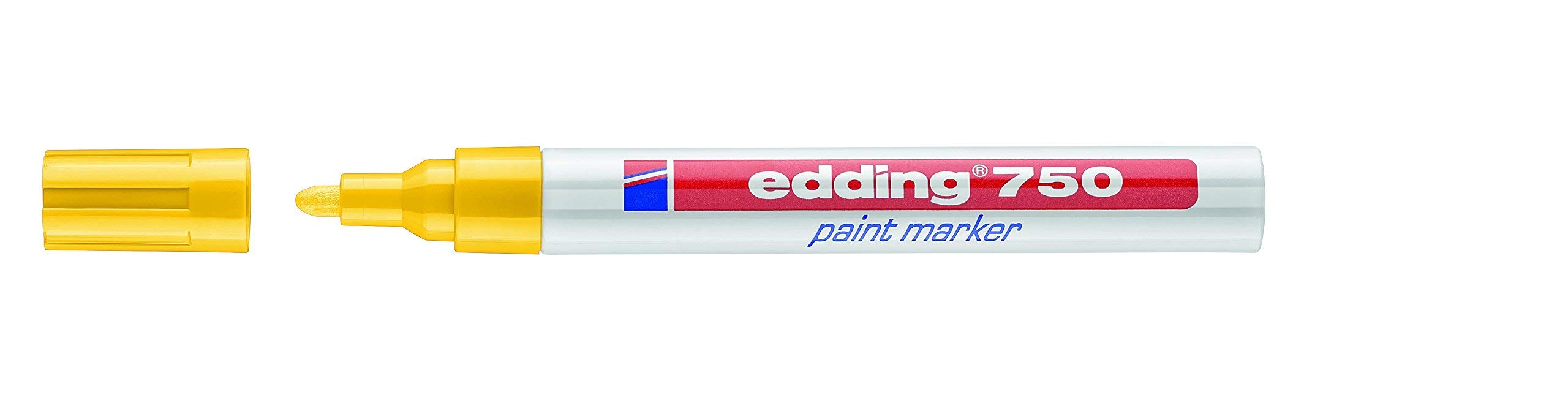 Best Value Edding 750 Paint Markers Bullet Tip 2-4mm Line Yellow Ref 750-005 [Pack of 10]