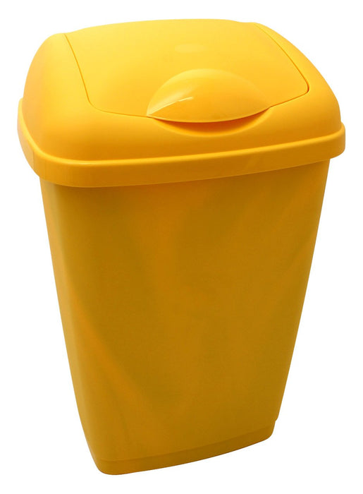 Best Value Bentley Industrial 50 Liter Flip Top Bin - Yellow