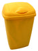 Best Value Bentley Industrial 50 Liter Flip Top Bin - Yellow