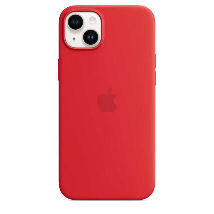 Apple - (PRODUCT) RED - back cover for mobile phone - MagSafe compatibility - silicone - red - for iPhone 14 Plus