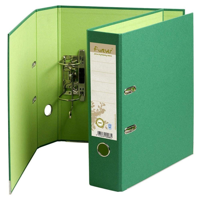 Best Value Forever PremTouch Lever Arch File A4 80mm, Green, Box 10