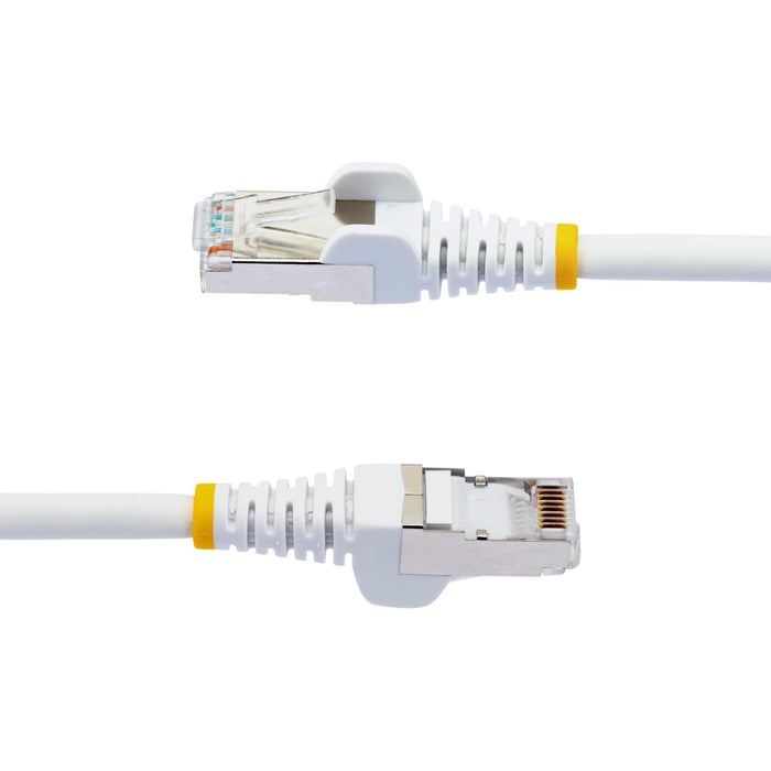 StarTech.com 1.5m CAT6a Snagless RJ45 Ethernet White Cable with Strain Reliefs