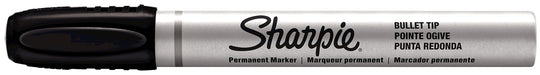 Best Value Sharpie Metal Barrel Permanent Marker Small Bullet Tip - Black (Box of 12)