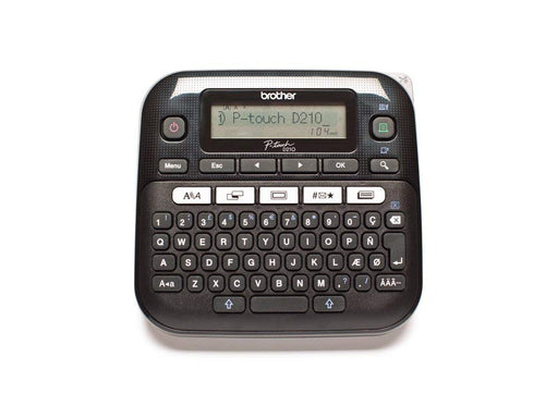 Best Value Brother PT-D210VP Label Maker, P-Touch Labeller, QWERTY Keyboard, Desktop