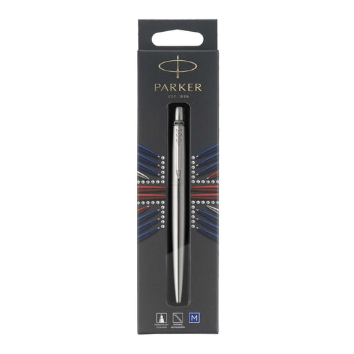 Best Value Parker Jotter Stainless Steel CT Ballpoint Pen - Royal Blue Ink