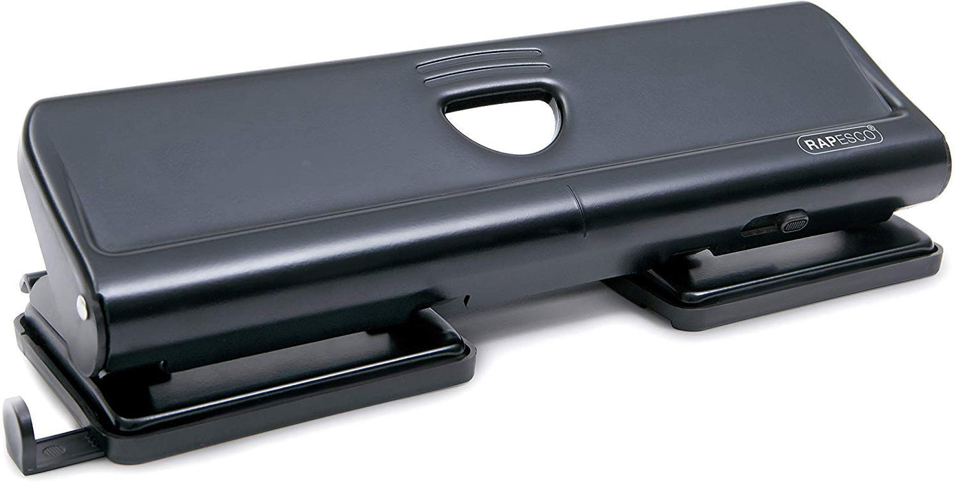 Best Value Rapesco 1054 4-Hole Punch - 720, 22 Sheet Capacity -Black