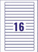 Best Value Avery L7674-25 Self-Adhesive Video Spine/Data Storage Labels, 16 Labels Per A4 Sheet