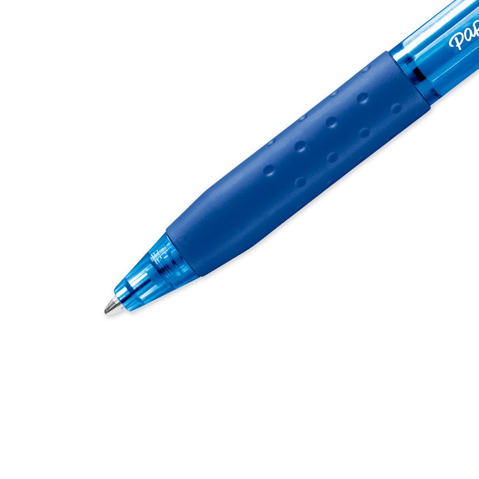 Best Value PaperMate InkJoy 300 RT Retractable Ball Pen with 1.0 mm Medium Tip - Blue, Box of 12