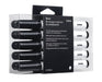 Best Value Bi-Office PE0807 Dry Erase Marker - Black (Pack of 10)