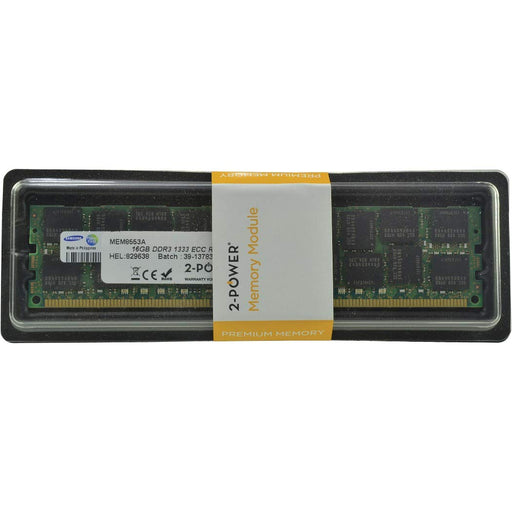 2-Power 16GB PC3L-10600R 1333MHz DDR3 Registered ECC CL9 Low Voltage RDIMM (2Rx4)