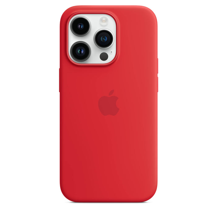 Apple - (PRODUCT) RED - back cover for mobile phone - with MagSafe - silicone - red - for iPhone 14 Pro