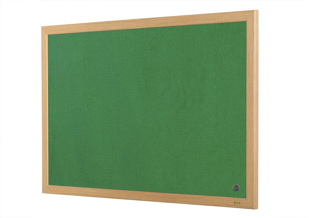 Best Value Bi-Office FB1444239 Felt Earth It Executive Oak Effect Frame 1200 mm x 900 mm (Green)