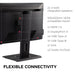 ViewSonic VG2240 - LED monitor - 22" (21.5" viewable) - 1920 x 1080 Full HD (1080p) @ 75 Hz - MVA - 250 cd/m² - 3000:1 - 5 ms - HDMI, VGA, DisplayPort - speakers