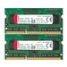 Kingston ValueRAM - DDR3L - kit - 8 GB: 2 x 4 GB - SO-DIMM 204-pin - 1600 MHz / PC3L-12800 - CL11 - 1.35 / 1.5 V - unbuffered - non-ECC