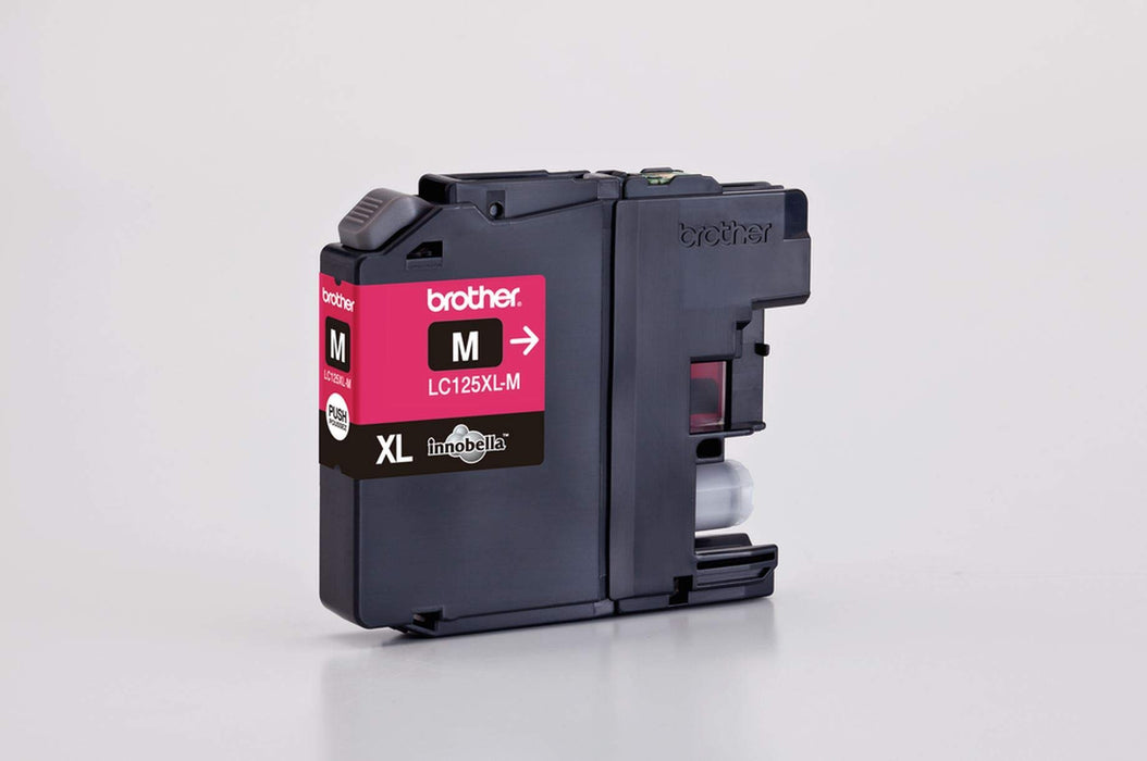 Best Value Brother LC-125XLM Inkjet Cartridge, High Yield, Magenta, Brother Genuine Supplies