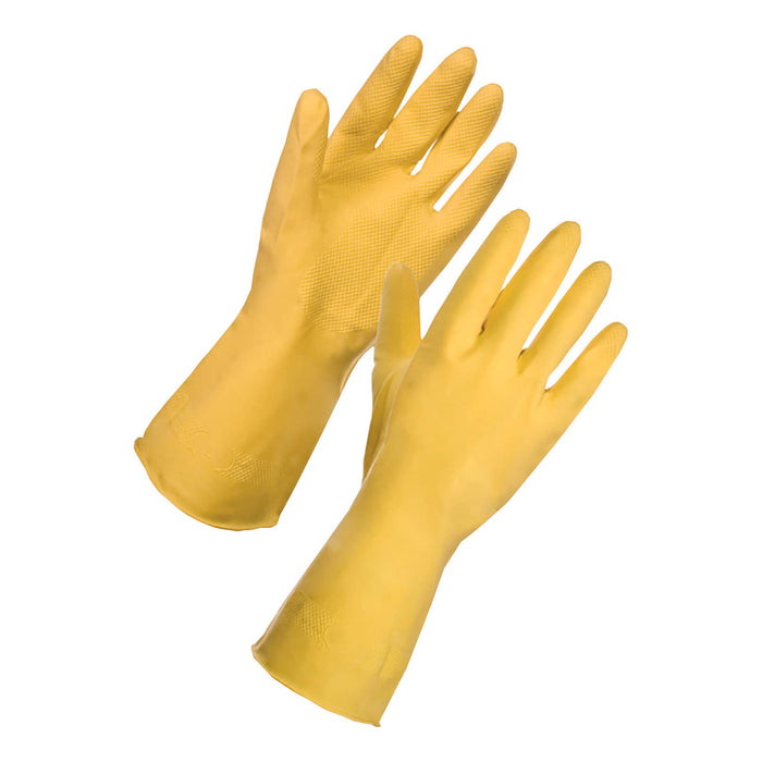 Best Value Rubber Gloves Medium Yellow [Pair]