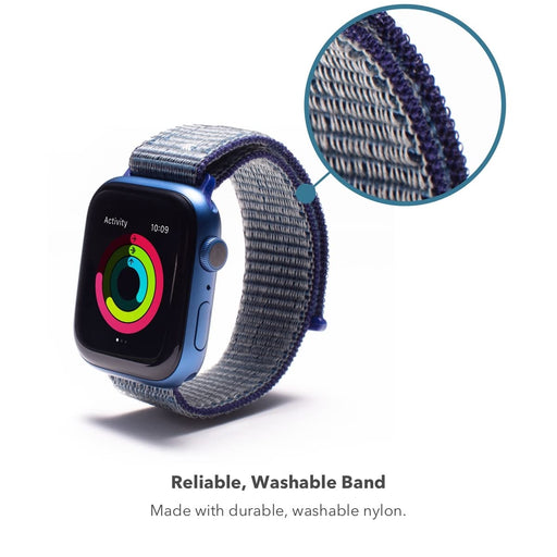 ZAGG Gear4 - Band for smart watch - navy blue - for Apple Watch (38 mm, 40 mm, 41 mm)