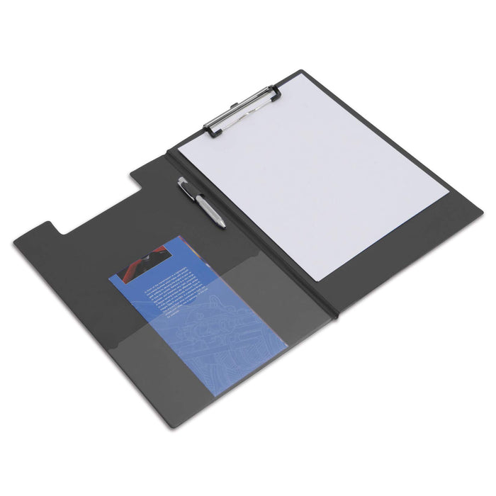 Best Value Rapesco Clipboard - A4+ Foldover with Film Pocket, Black