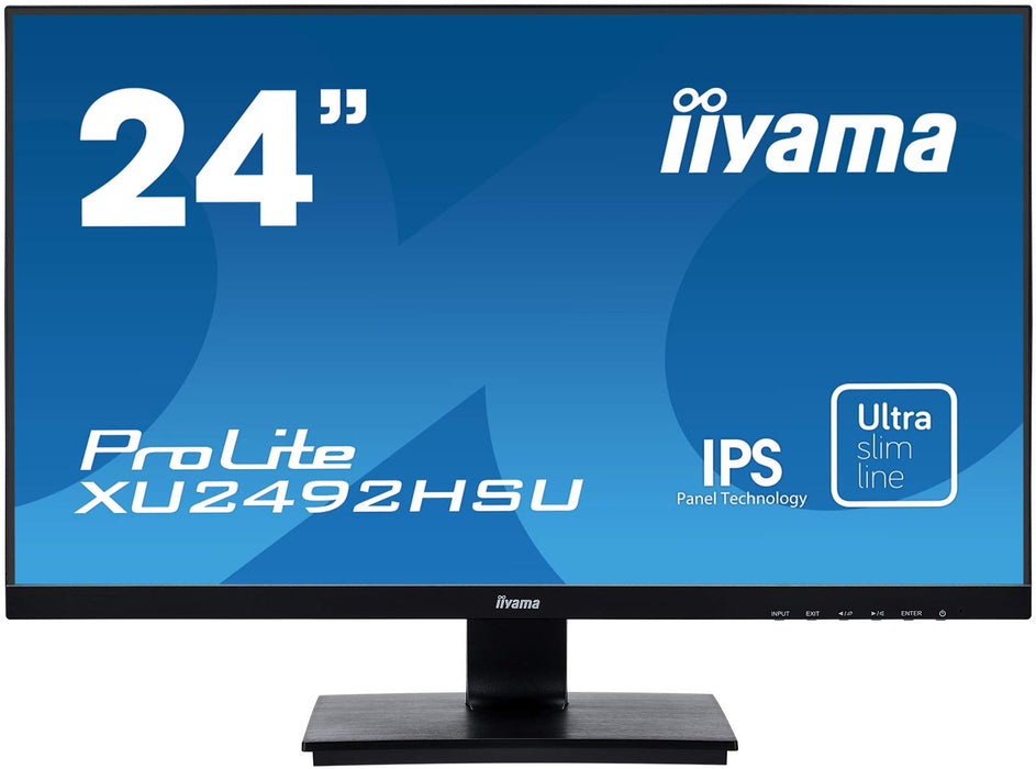 Best Value iiyama XU2492HSU-B1 24" ProLite IPS Slim LED Monitor - Black